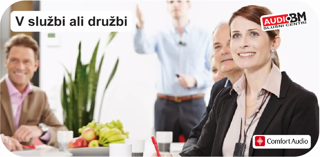 Comfort Audio v službi ali družbi